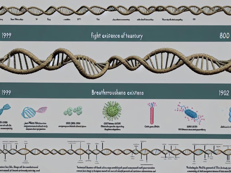 The history of DNA discovery.