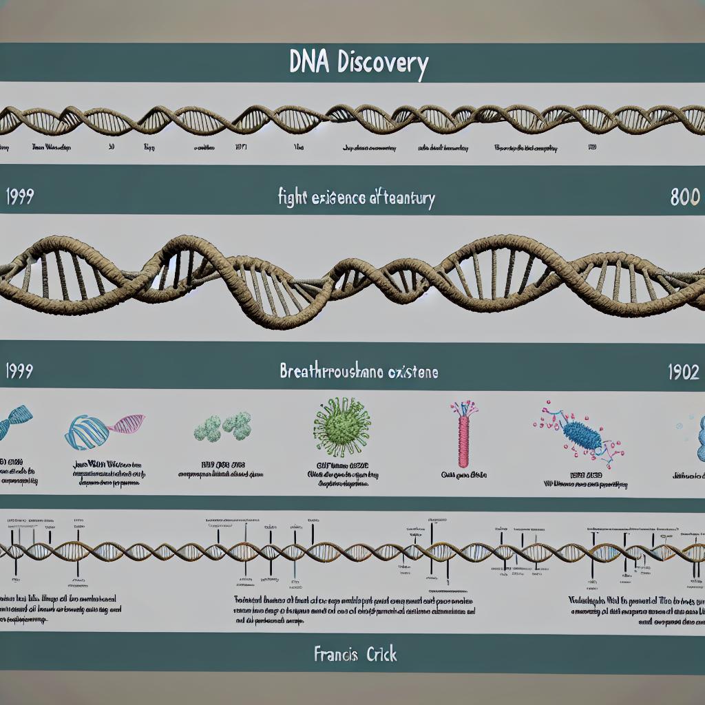 The history of DNA discovery.