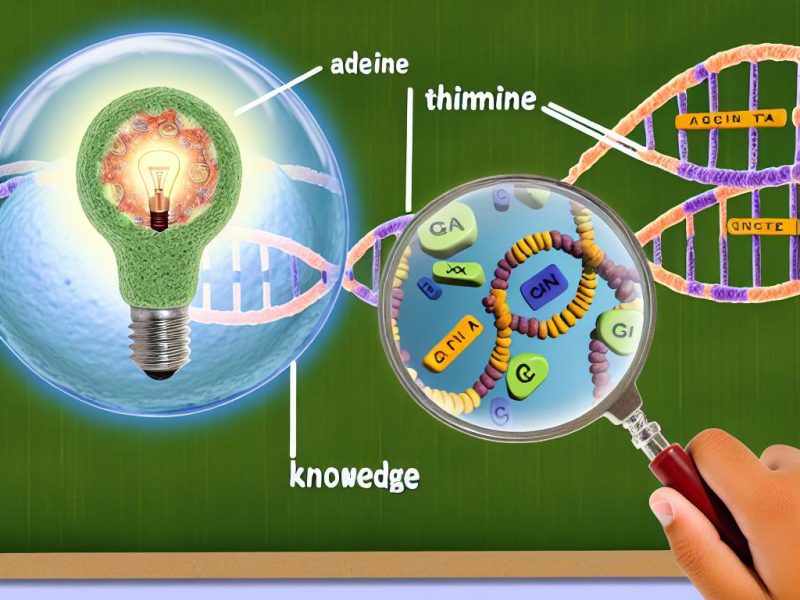 The role of DNA in genetics.